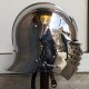 Bellows face sallet : ordinary soldier polishing